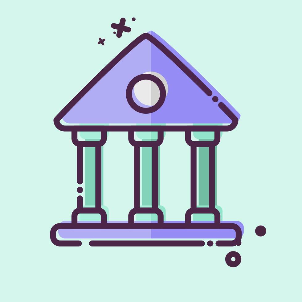 Icon Theatre. related to Entertainment symbol. MBE style. simple design illustration vector