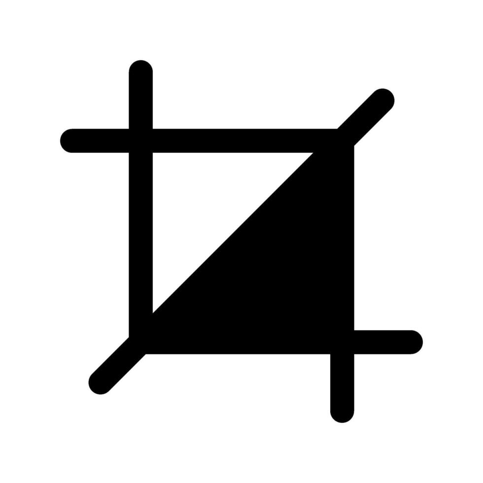 Crop Icon Symbol Design Illustration vector