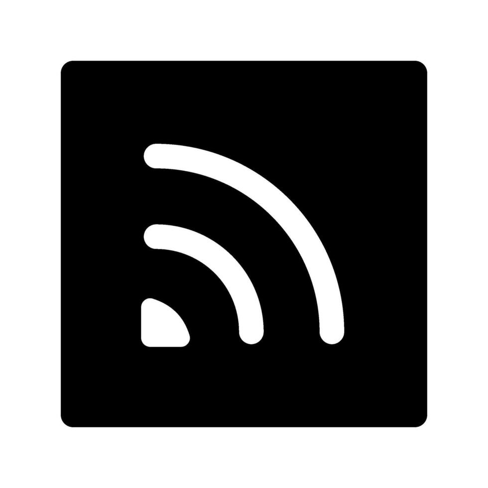 Feed Icon Symbol Design Illustration vector