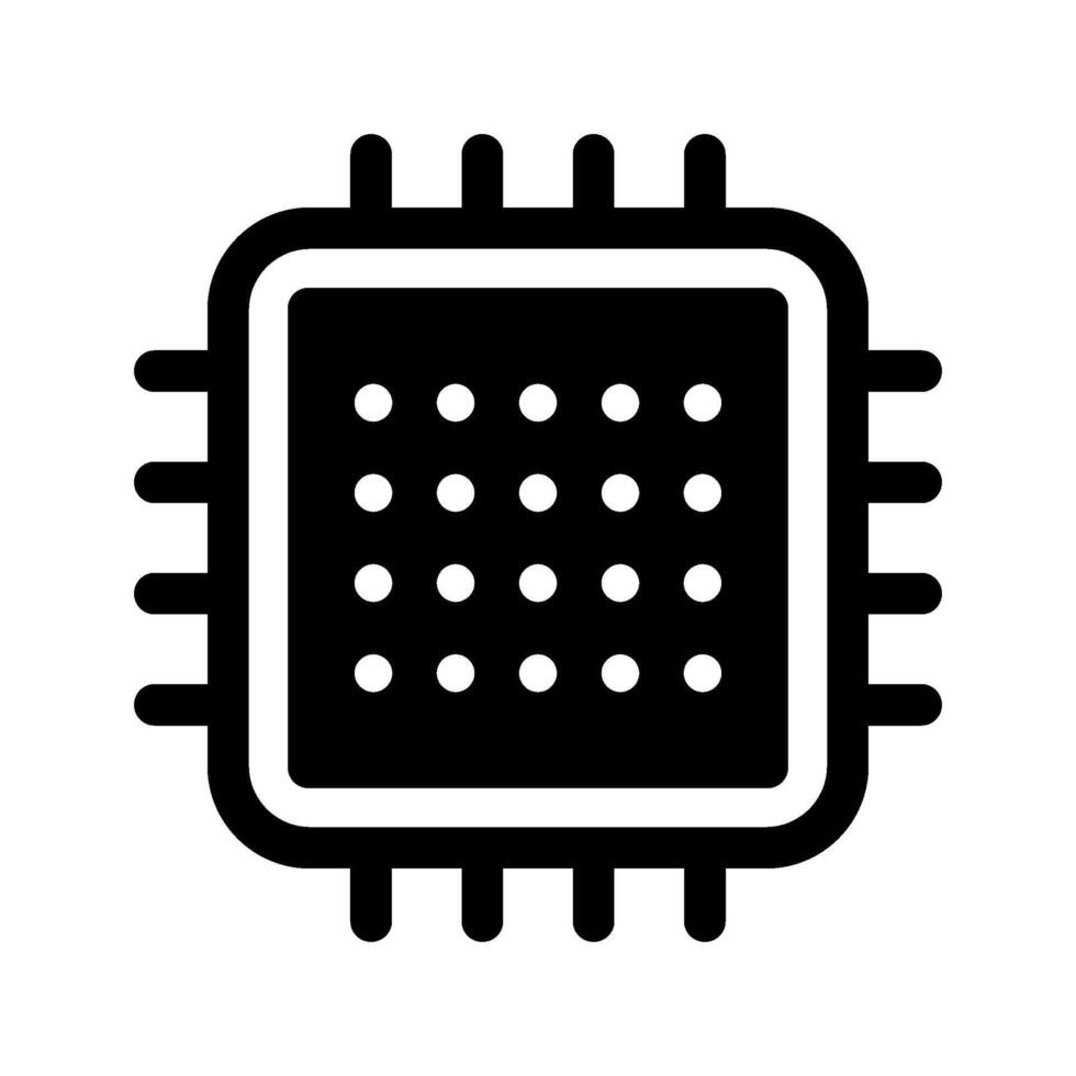 Processor Icon Symbol Design Illustration vector