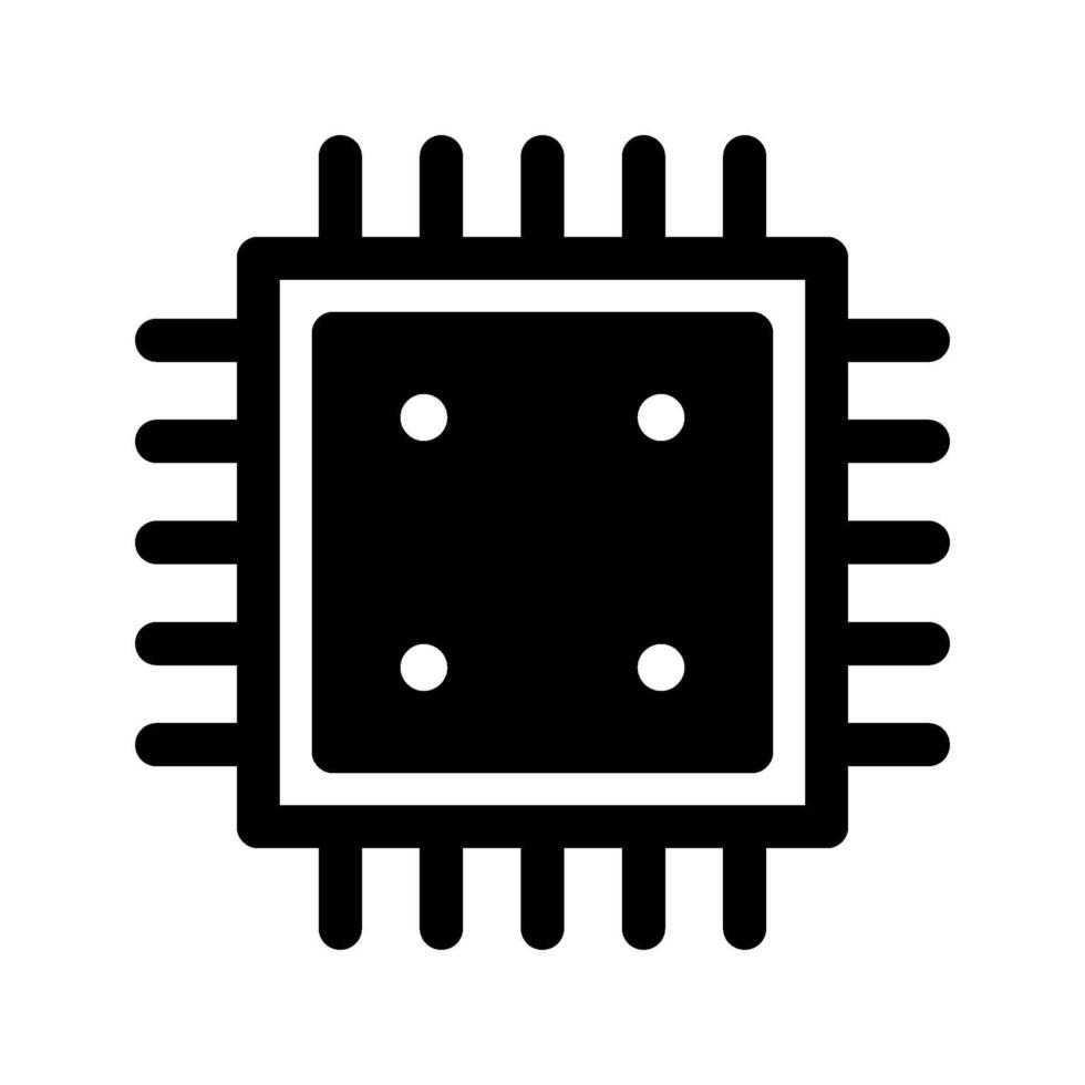 Processor Icon Symbol Design Illustration vector