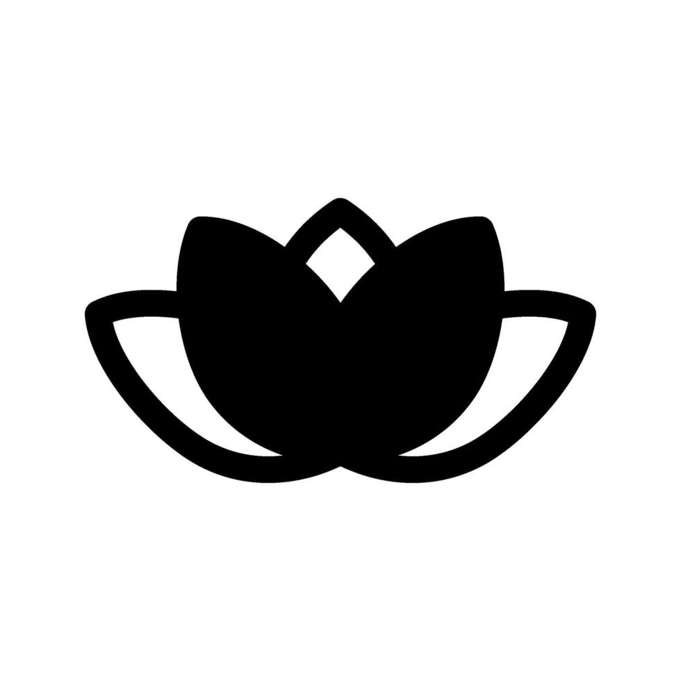 Lotus Icon Symbol Design Illustration vector