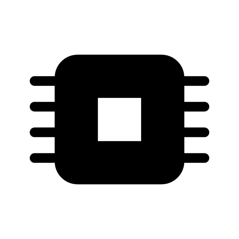 Processor Icon Symbol Design Illustration vector