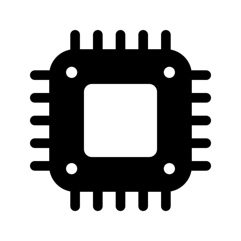 Processor Icon Symbol Design Illustration vector