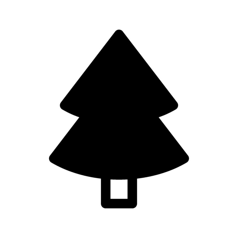 Christmas Tree Icon Symbol Design Illustration vector