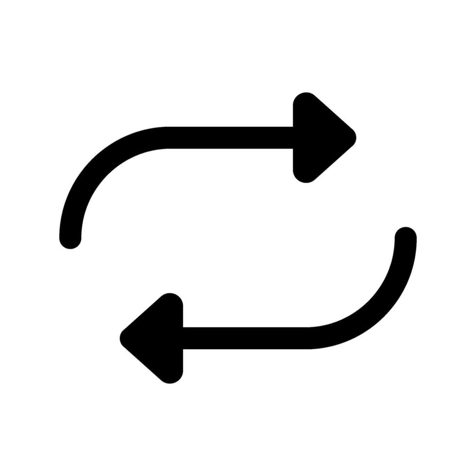 Repeat Icon Symbol Design Illustration vector