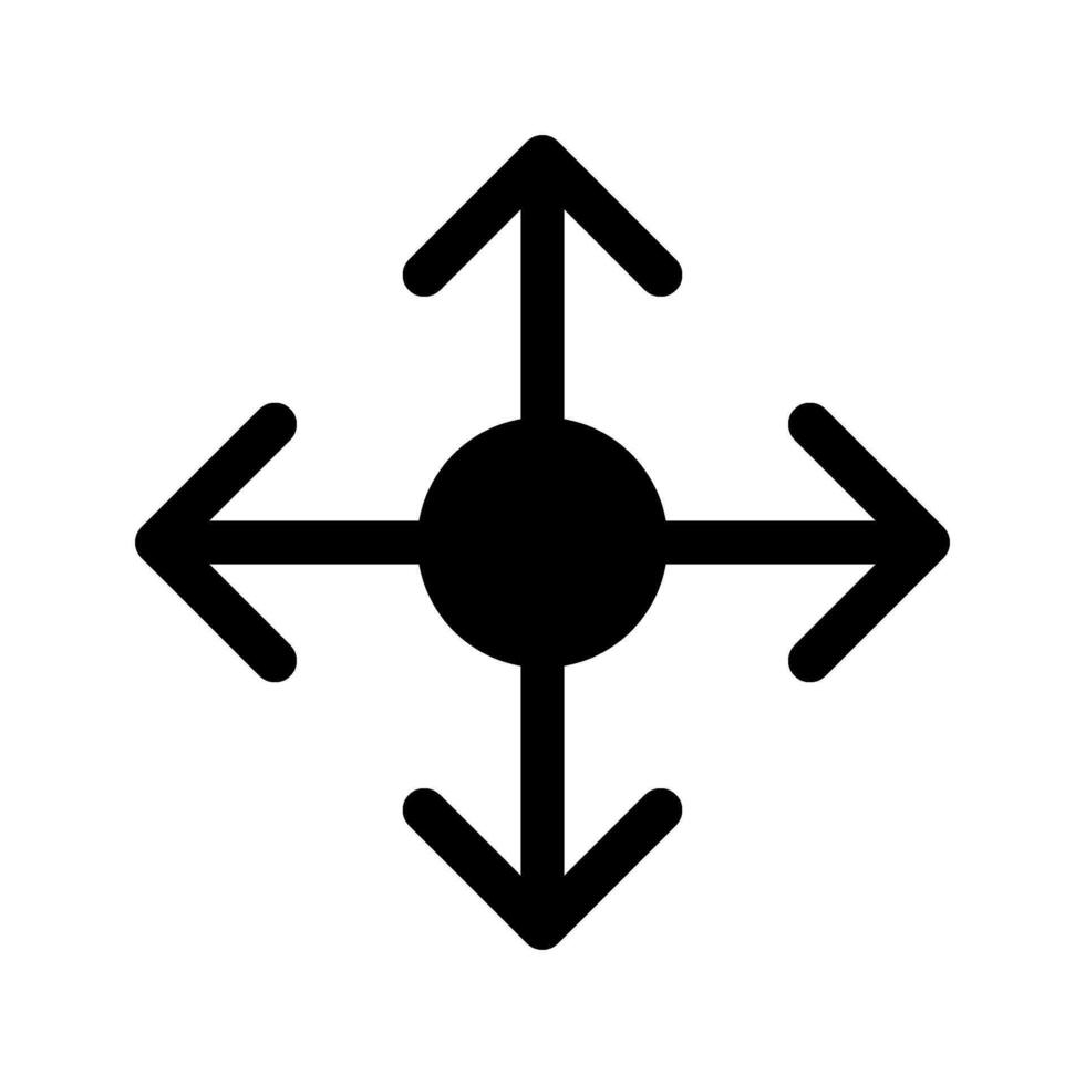 Move Icon Symbol Design Illustration vector