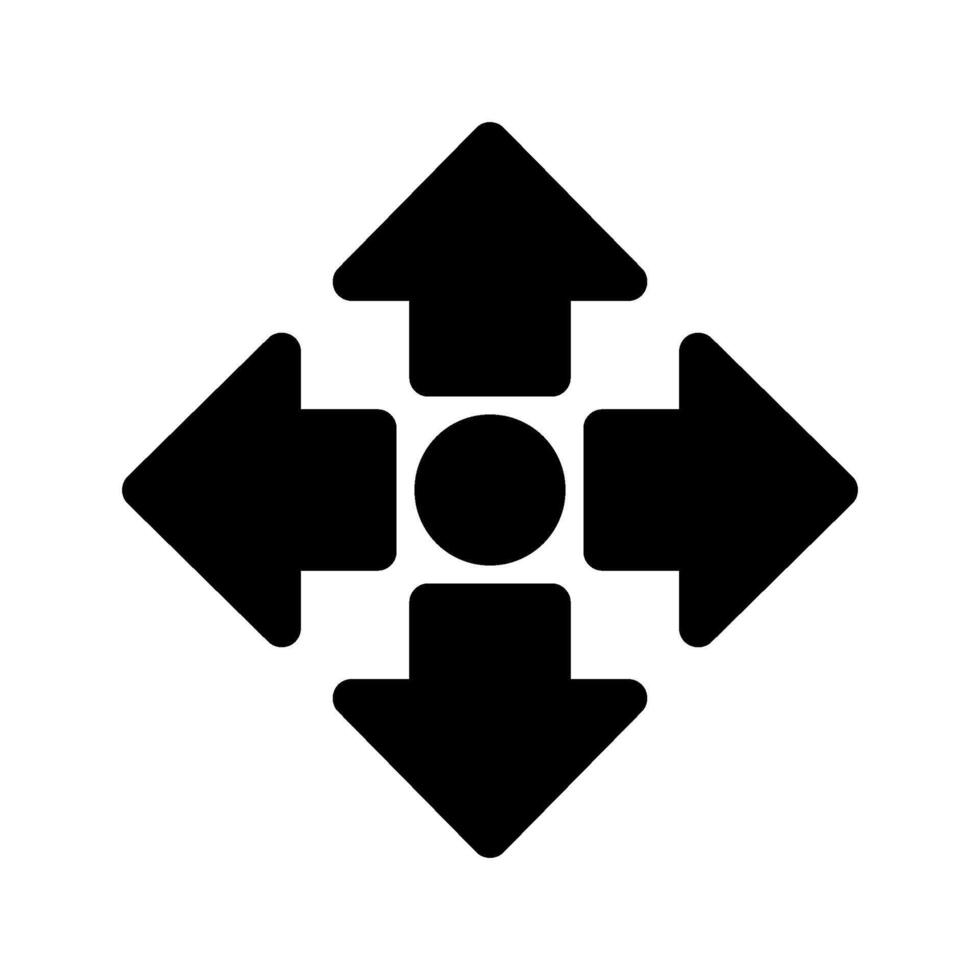 Move Icon Symbol Design Illustration vector