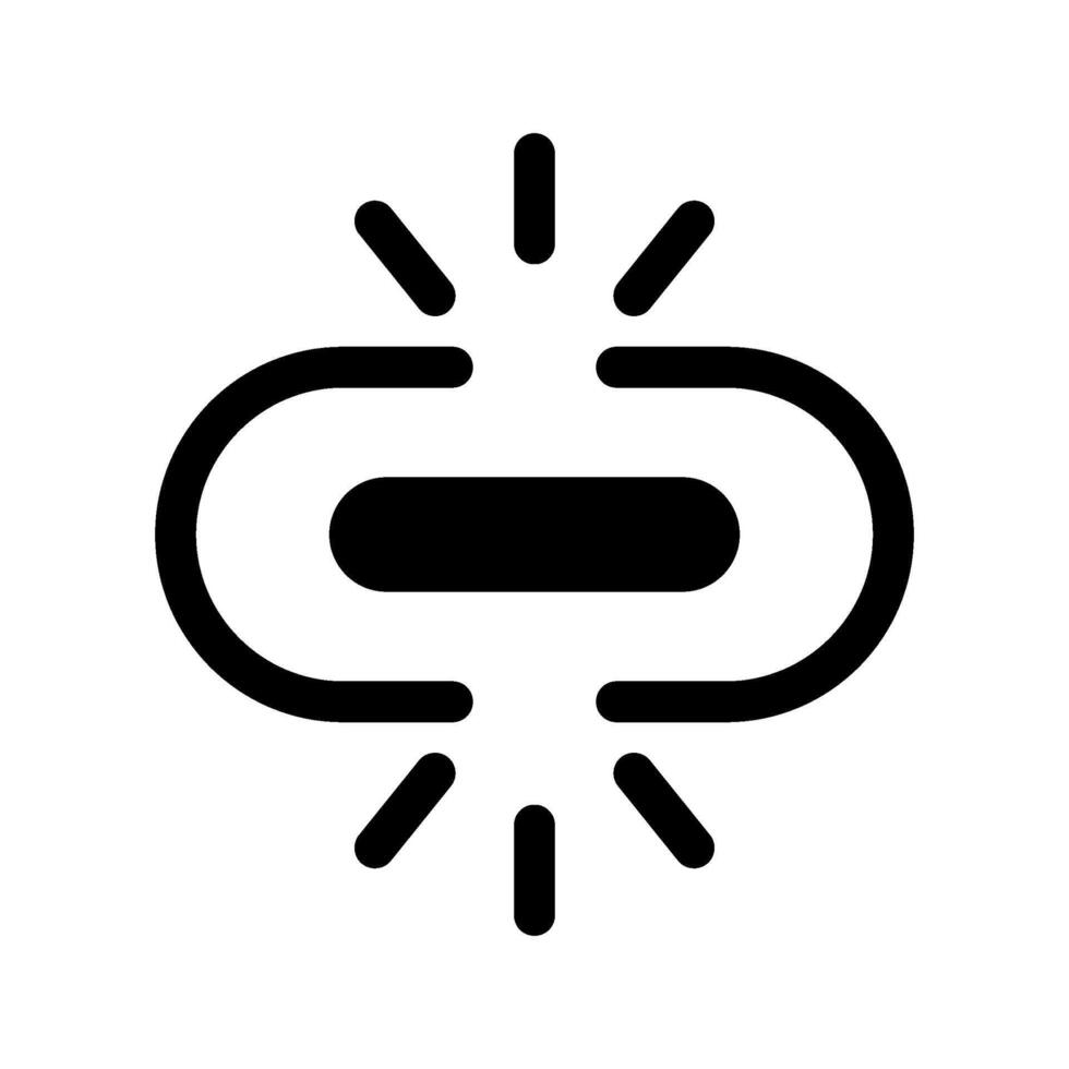 Unlink Icon Symbol Design Illustration vector