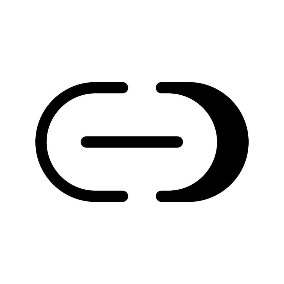 Unlink Icon Symbol Design Illustration vector