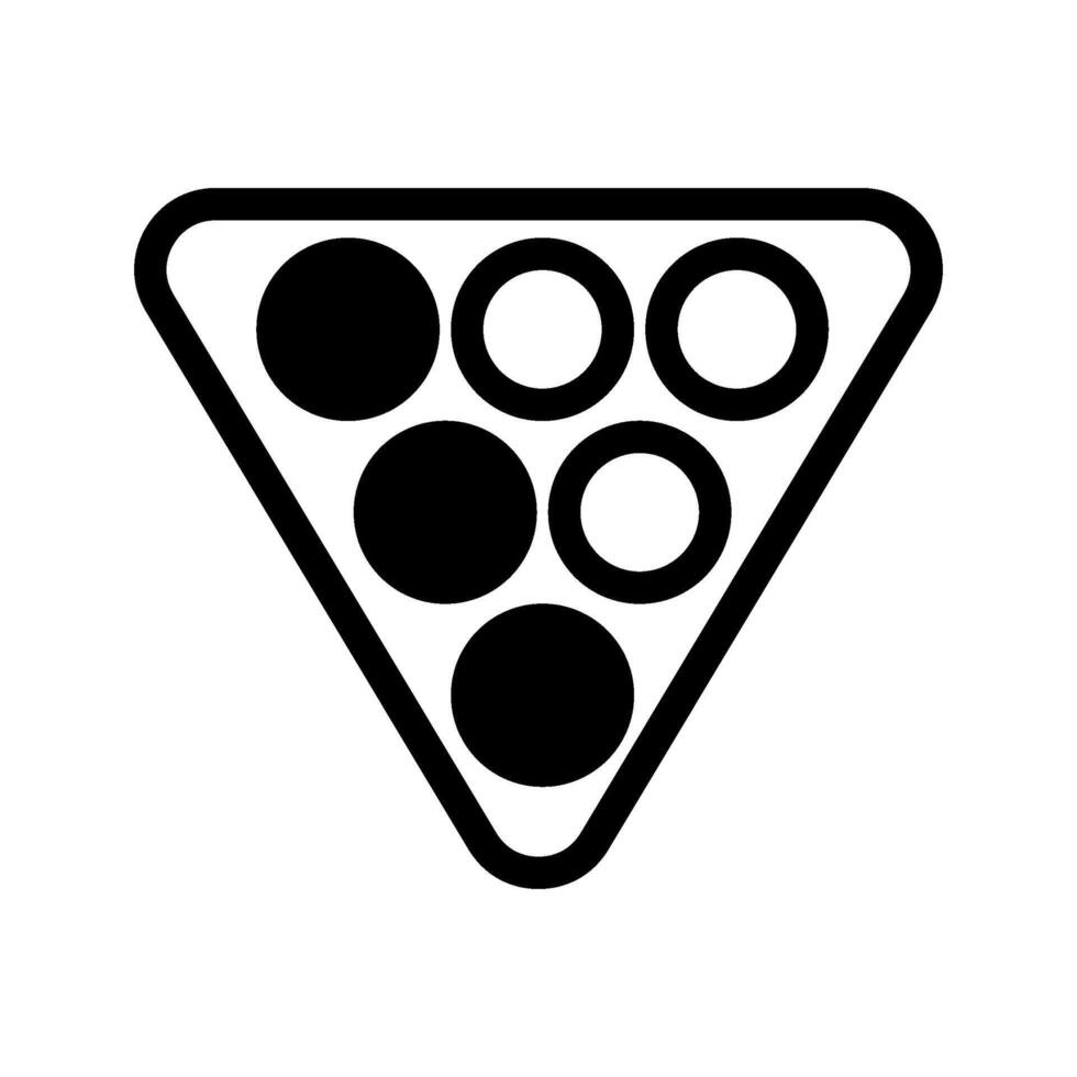 Billiards Icon Symbol Design Illustration vector