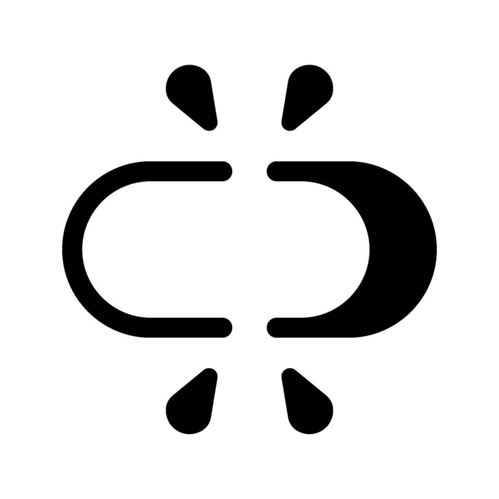 Unlink Icon Symbol Design Illustration vector