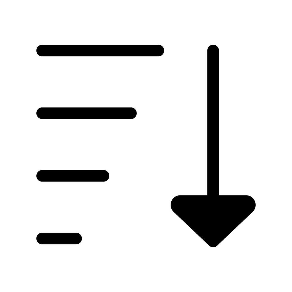 Sort Icon Symbol Design Illustration vector