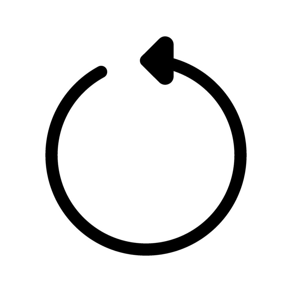 Repeat Icon Symbol Design Illustration vector
