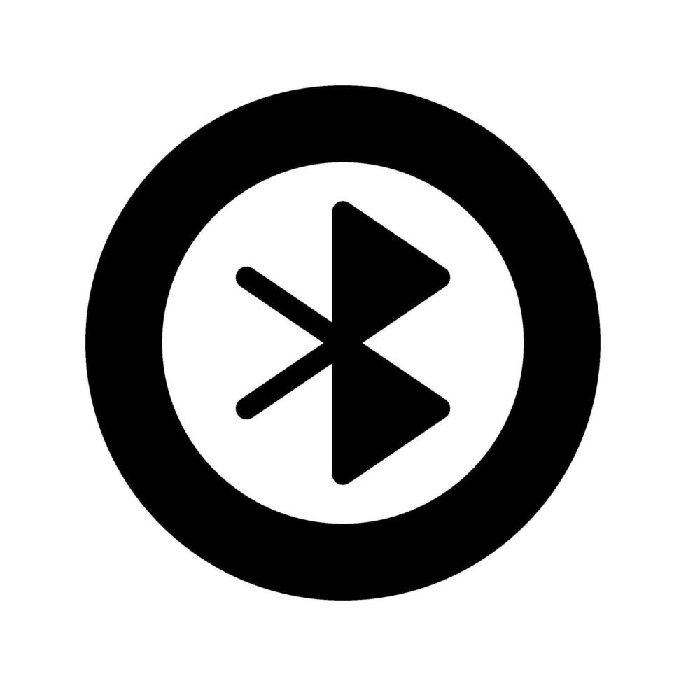 Bluetooth Icon Symbol Design Illustration vector