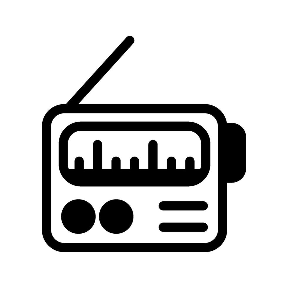 Radio Icon Symbol Design Illustration vector