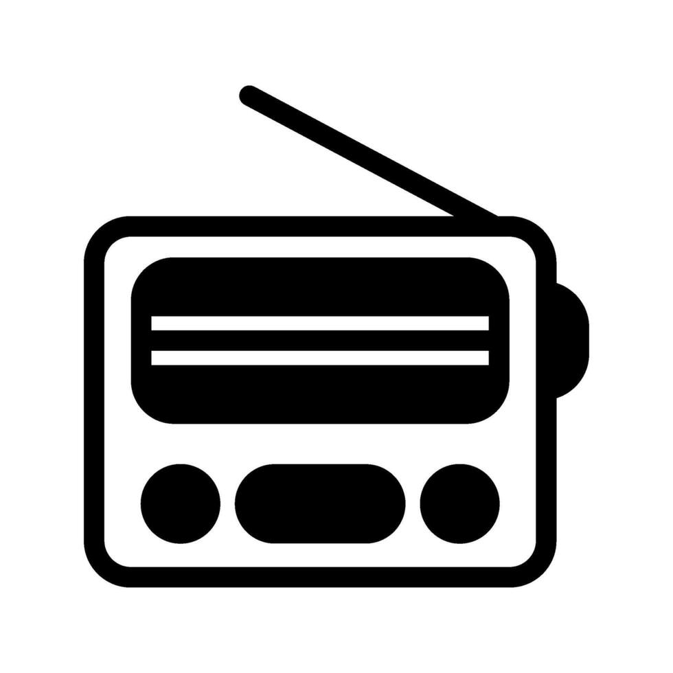 Radio Icon Symbol Design Illustration vector