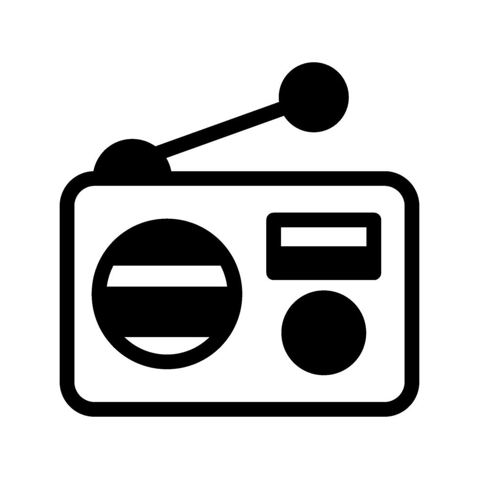 Radio Icon Symbol Design Illustration vector