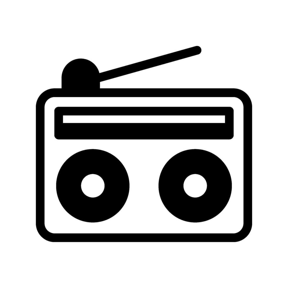 Radio Icon Symbol Design Illustration vector