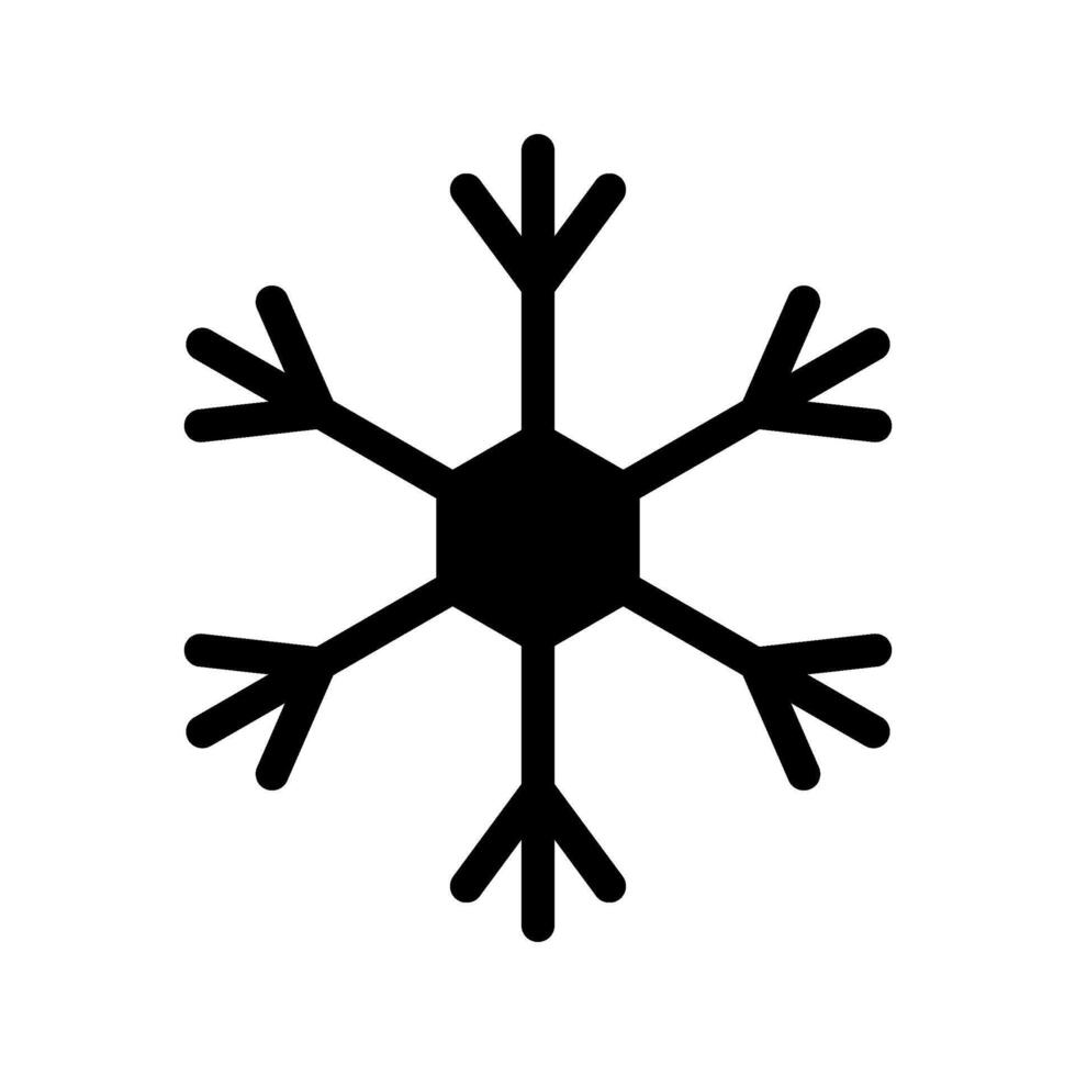 Snow Icon Symbol Design Illustration vector