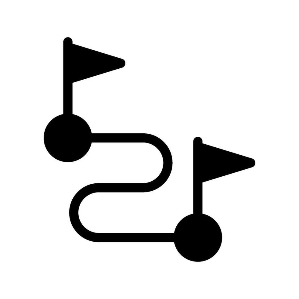 Route Icon Symbol Design Illustration vector