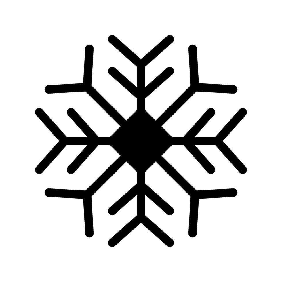 Snow Icon Symbol Design Illustration vector