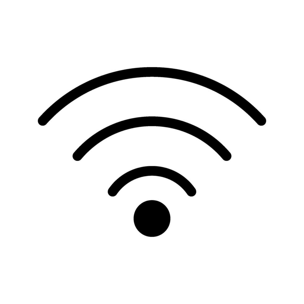 Wifi Icon Symbol Design Illustration vector
