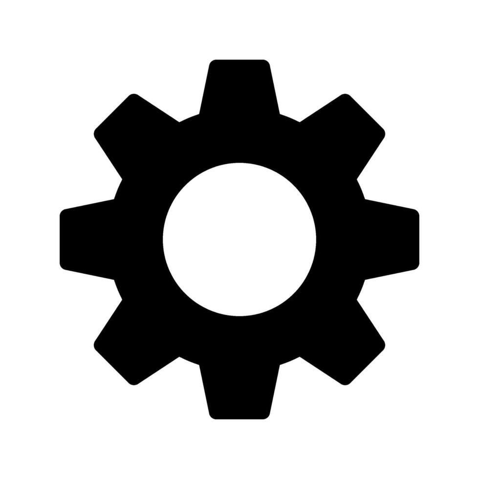 Settings Icon Symbol Design Illustration vector