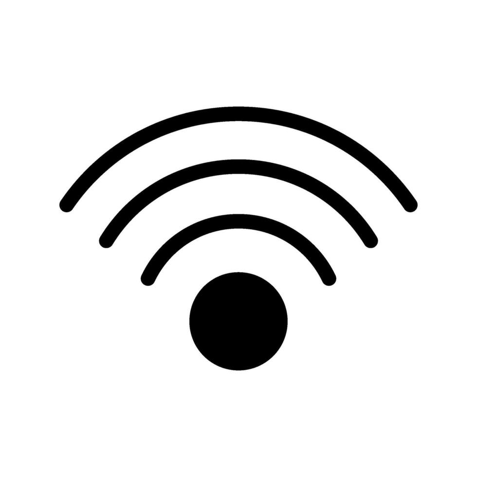 Wifi Icon Symbol Design Illustration vector