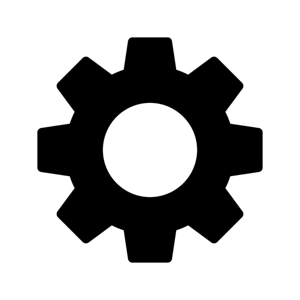 Settings Icon Symbol Design Illustration vector