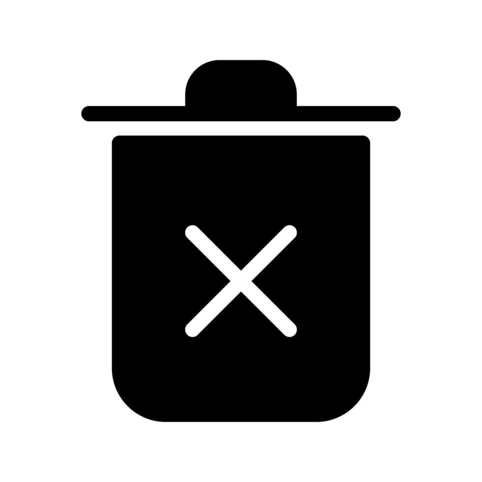 Delete Icon Symbol Design Illustration vector
