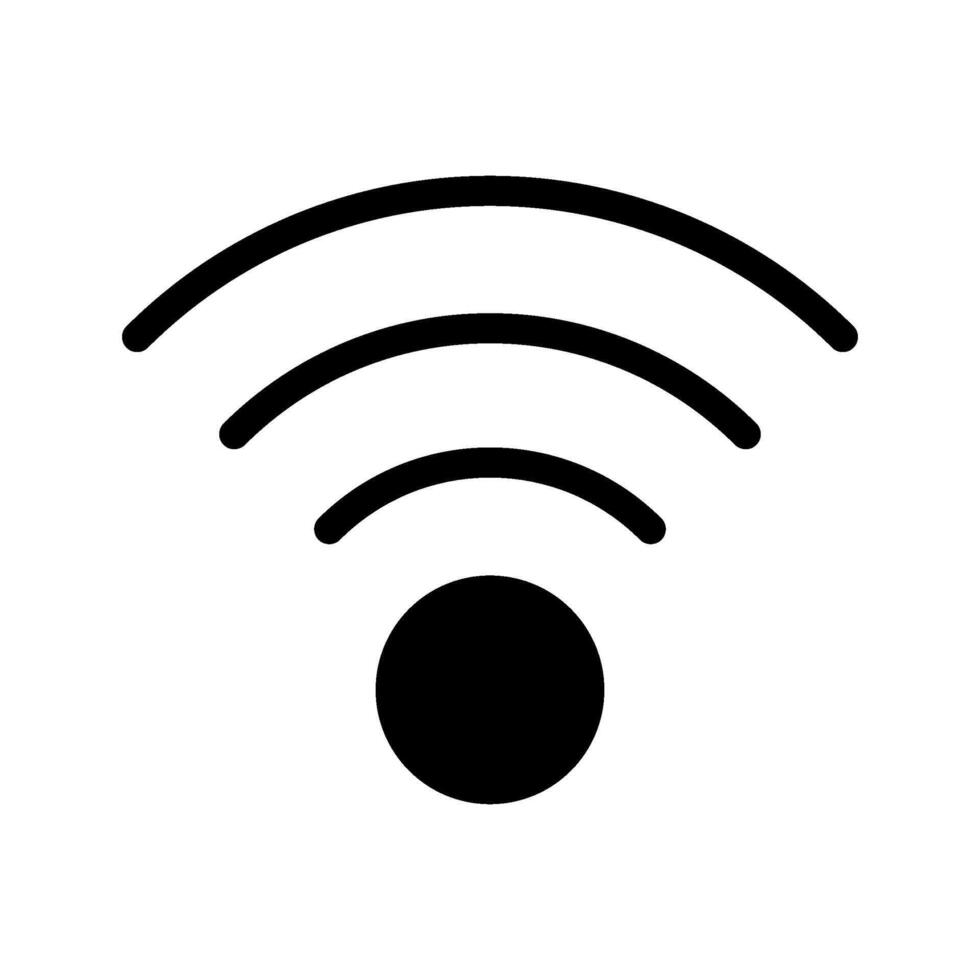 Wifi Icon Symbol Design Illustration vector