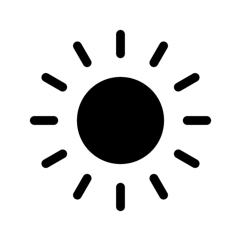 Sun Icon Symbol Design Illustration vector