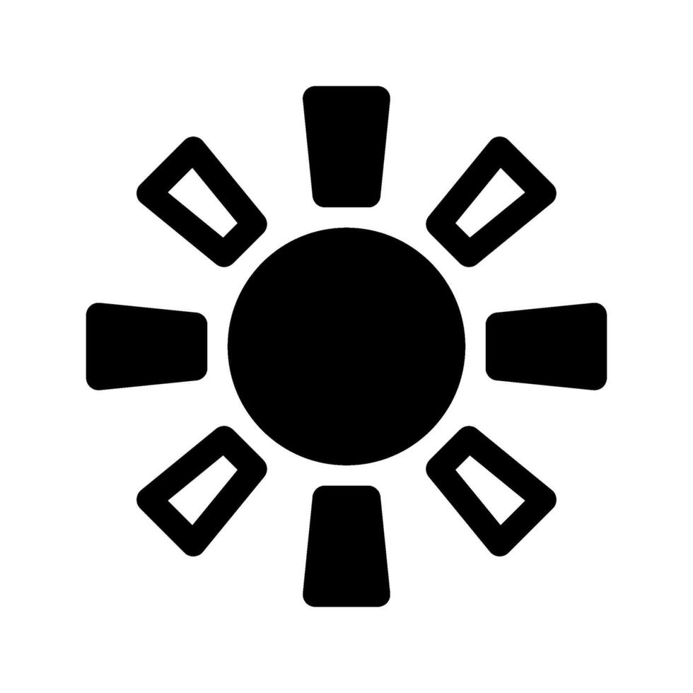 Sun Icon Symbol Design Illustration vector