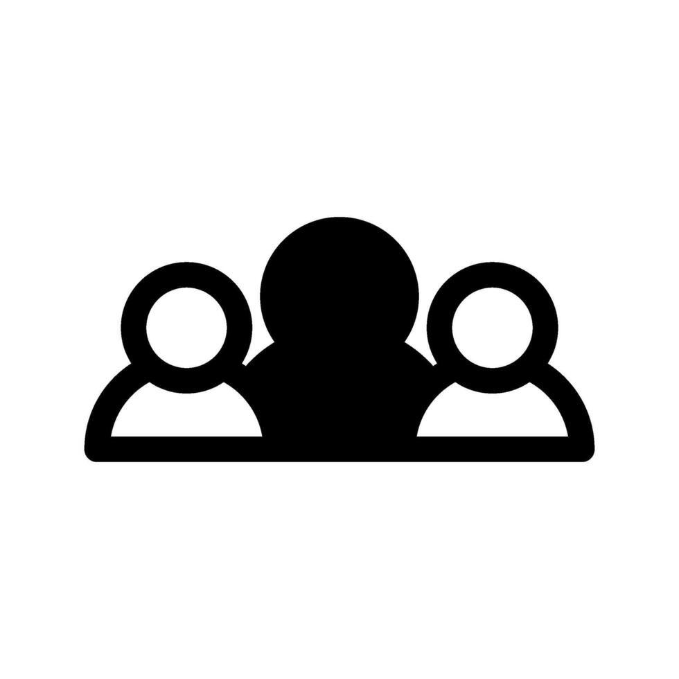 Group Icon Symbol Design Illustration vector