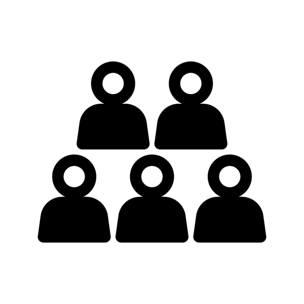 Group Icon Symbol Design Illustration vector