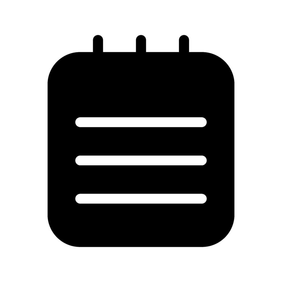 Notepad Icon Symbol Design Illustration vector