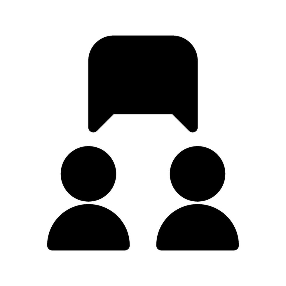 Conversation Icon Symbol Design Illustration vector