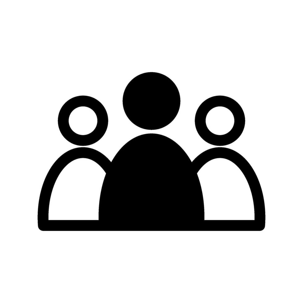 People Icon Symbol Design Illustration vector