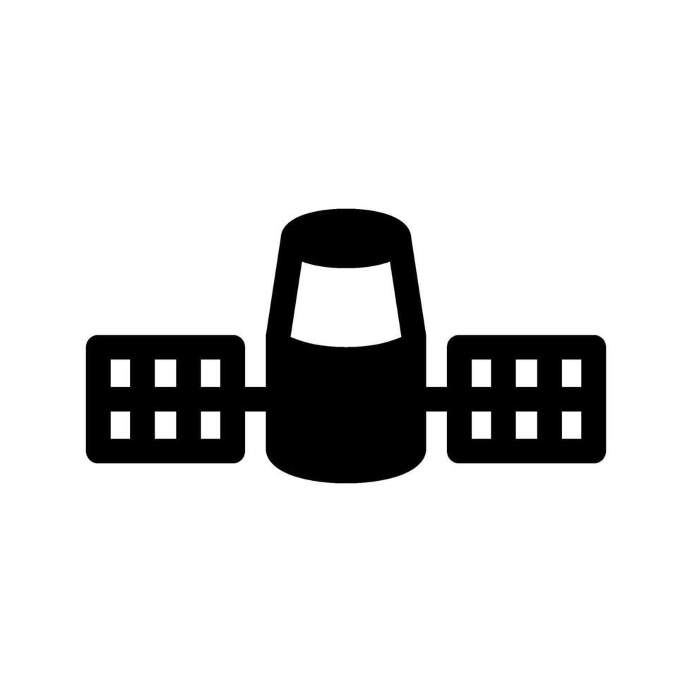 Reconnaissance Satellite Icon Symbol Design Illustration vector