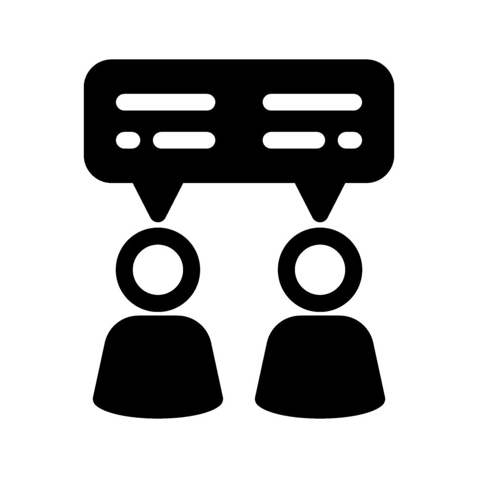 Conversation Icon Symbol Design Illustration vector
