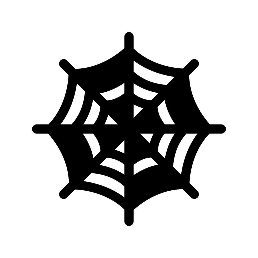 Spider Web Icon Symbol Design Illustration vector