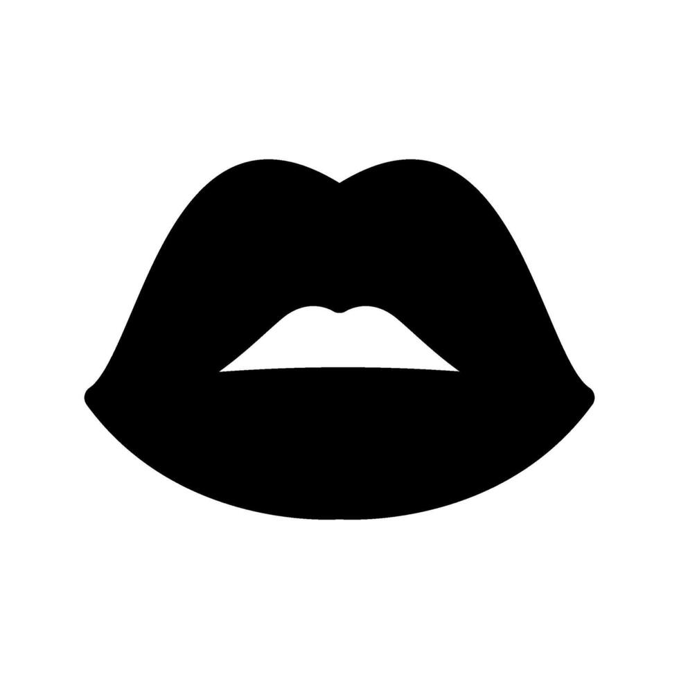 Lips Icon Symbol Design Illustration vector