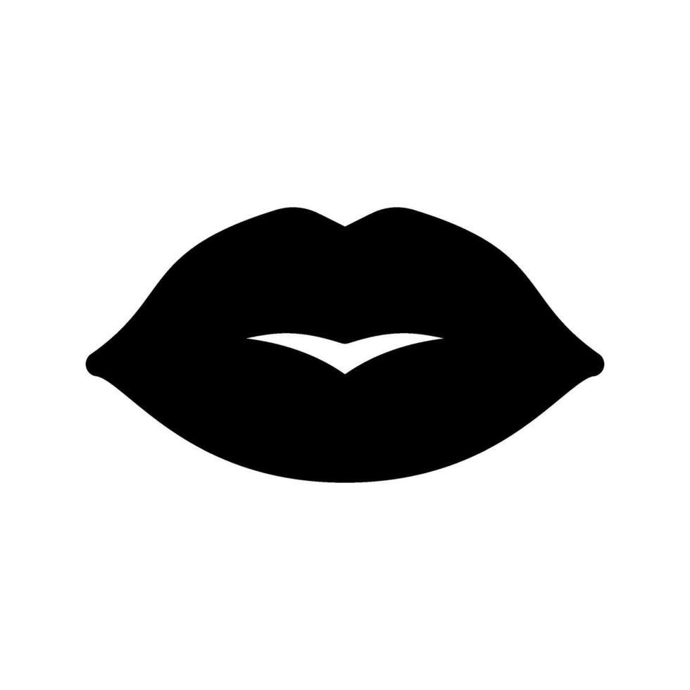 Lips Icon Symbol Design Illustration vector