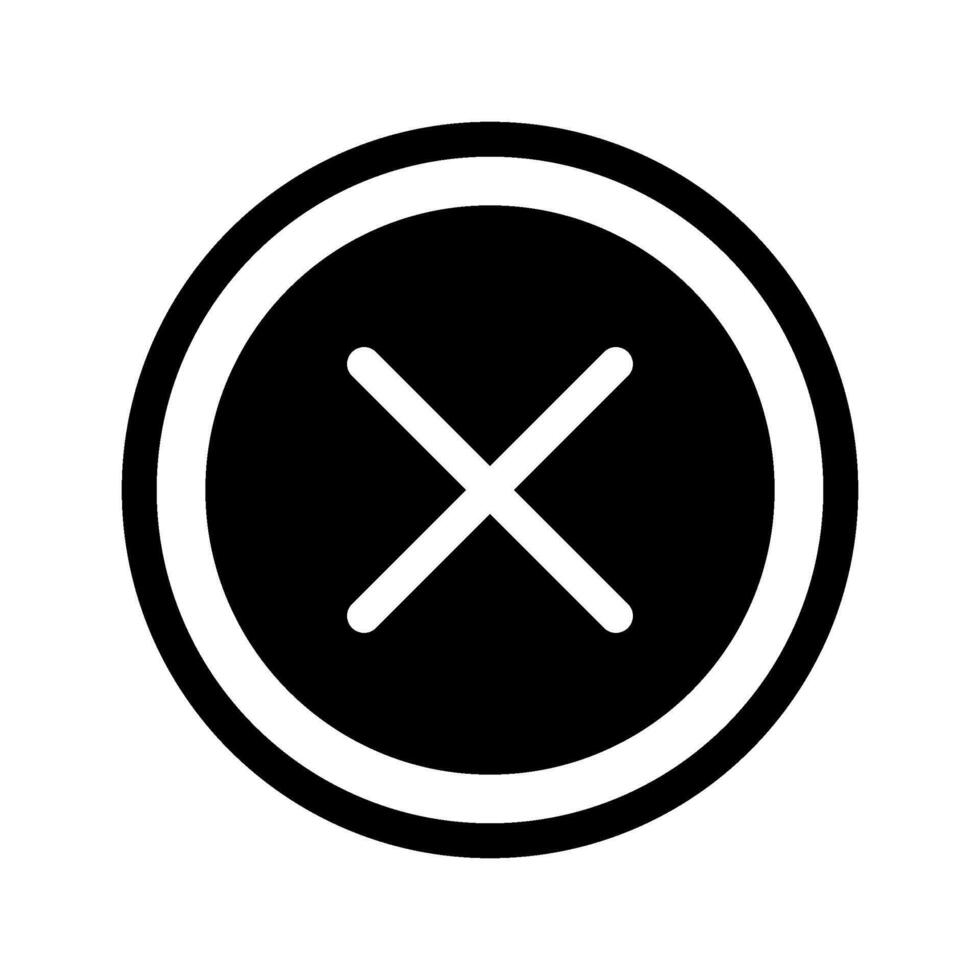 Fail Icon Symbol Design Illustration vector