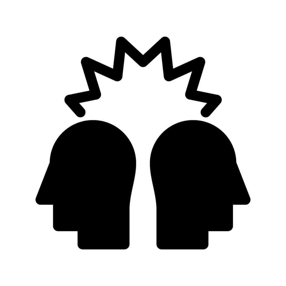 Conflict Icon Symbol Design Illustration vector