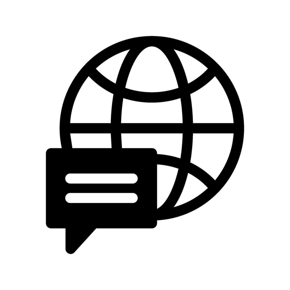 Language Icon Symbol Design Illustration vector