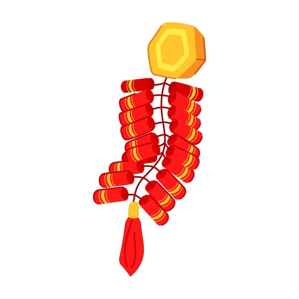 china chinese firecracker cartoon illustration vector