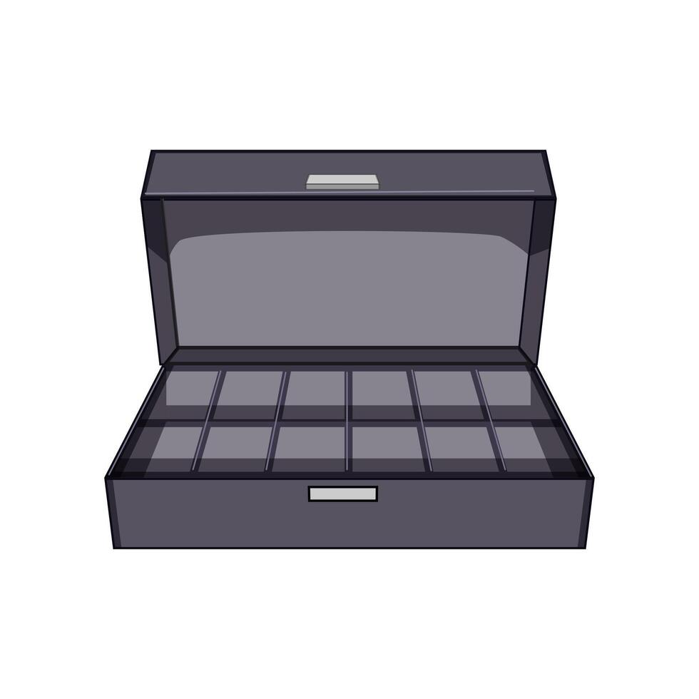 tray jewelry organizer cartoon illustration vector