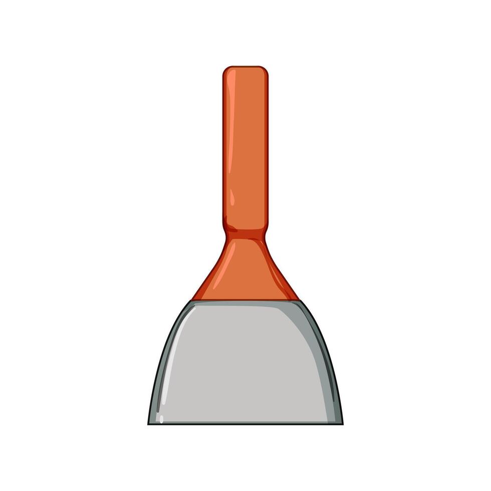 home paint scraper cartoon illustration vector